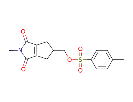 2-methyl-5-(tosyloxymethyl)-5,6-dihydrocyclopenta[c]pyrrole-1,3(2H,4H)-dione