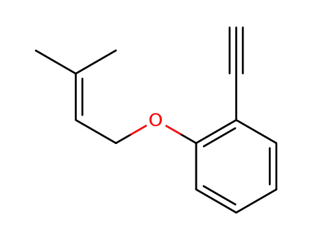 1-ethynyl-2-((3-methylbut-2-en-1-yl)oxy)benzene
