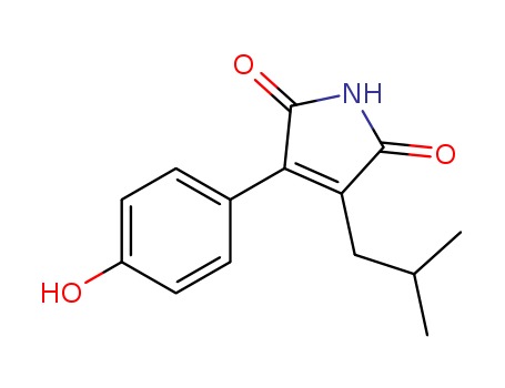 3-(4-hydroxyphenyl)-4-isobutyl- 1H-pyrrole-2,5-dione