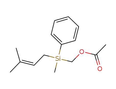 rac-(acetoxymethyl)methyl(3-methylbut-2-en-1-yl)phenylsilane