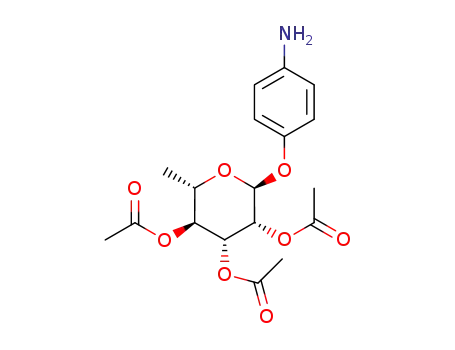 4-aminophenyl-2,3,4-tri-O-acetyl-α-L-rhamnopyranoside