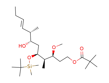 (5S,6S,8S,9R,10S)-6-hydroxy-10-methoxy-5,9-dimethyl-8-(tert-butyldimethyl)silyloxy-12-trimethylacetyloxy-dodec-3-ene