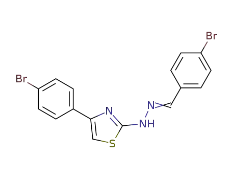 2-(2-(4-bromobenzylidene)hydrazinyl)-4-(4-bromophenyl)thiazole