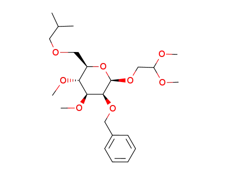 (2R,3S,4S,5R,6R)-3-Benzyloxy-2-(2,2-dimethoxy-ethoxy)-6-isobutoxymethyl-4,5-dimethoxy-tetrahydro-pyran