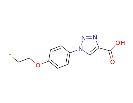 1-(4-(2-fluoroethoxy)phenyl)-1H-1,2,3-triazole-4-carboxylic acid