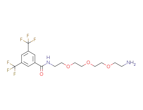 N-(2-(2-(2-(2-aminoethoxy)ethoxy)ethoxy)ethyl)-3,5-bis(trifluoromethyl)benzamide