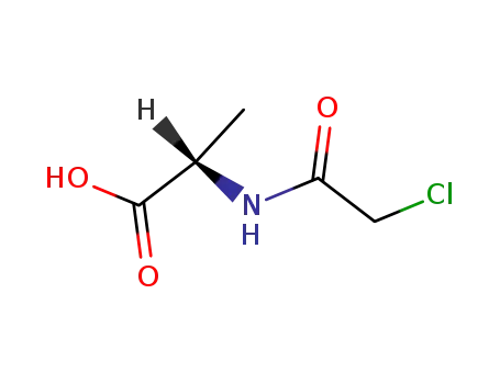 Molecular Structure of 691-80-5 (CHLOROAC-ALA-OH)