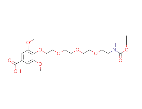 4-(2-(2-(2-(2-N-Boc-aminoethoxy)ethoxy)ethoxy)ethoxy)-3,5-dimethoxybenzoic acid