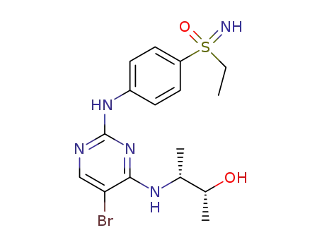 (R,S)-S-[4-({5-bromo-4-[(1R,2R)-(2-hydroxy-1-methylpropyl)amino]pyrimidin-2-yl}amino)phenyl]-S-ethylsulfoximide