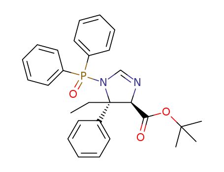(4R,5S)-tert-butyl 1-(diphenylphosphoryl)-5-ethyl-5-(phenyl)-4,5-dihydro-1H-imidazole-4-carboxylate