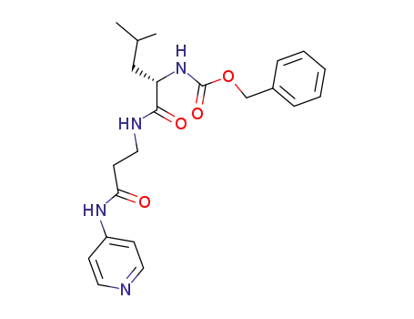 b-Alaninamide, N-[(phenylmethoxy)carbonyl]-L-leucyl-N-4-pyridinyl-