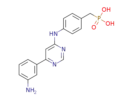 (4-{[6-(3-aminophenyl)pyrimidin-4-yl]amino}benzyl)phosphonic acid