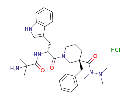 Molecular Structure of 861998-00-7 (AnaMorelin hydrochloride)