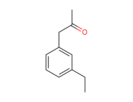 Molecular Structure of 91166-27-7 (2-Propanone, 1-(3-ethylphenyl)-)