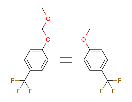 1-methoxy-2-((2-(methoxymethoxy)-5-(trifluoromethyl)phenyl)ethynyl)-4-(trifluoromethyl)benzene