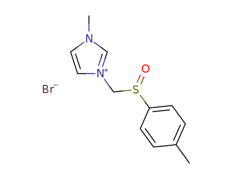 1-methyl-3-[(p-tolylsulfinyl)methyl]-1H-imidazol-3-ium bromide