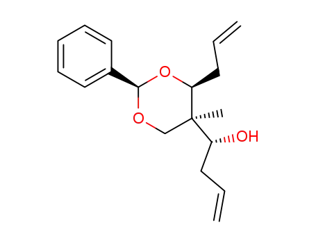 (1R)-1-[(2R,4S,5R)-4-allyl-5-methyl-2-phenyl-1,3-dioxan-5-yl]but-3-en-1-ol
