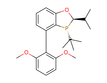 Molecular Structure of 1477517-19-3 ((2R,3R)-3-(tert-butyl)-4-(2,
6-dimethoxyphenyl)-2-iso
propyl-2,3-dihydrobenzo[d
][1,3]oxaphosphole)
