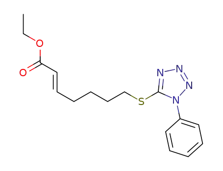 ethyl (2E)-7-[(1-Phenyl-1H-tetrazol-5-yl)thio]hept-2-enoate