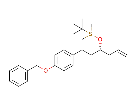 ({(3S)-1-[4-(benzyloxy)phenyl]hex-5-en-3-yl}oxy)(tert-butyl)(dimethyl)silane