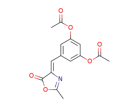 (Z)-5-((2-methyl-5-oxooxazol-4(5H)-ylidene)methyl)-1,3-phenylene diacetate