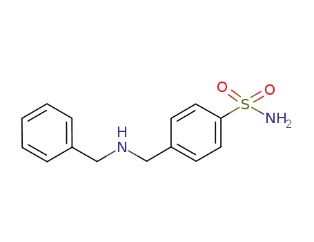 Molecular Structure of 189172-57-4 (Benzenesulfonamide, 4-[[(phenylmethyl)amino]methyl]-)