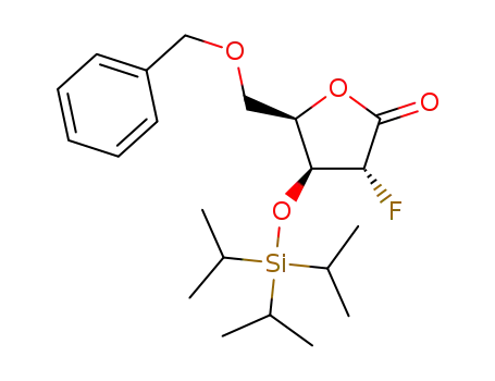 (3R,4S,5R)-5-(benzyloxymethyl)-3-fluoro-4-(triisopropylsilyloxy)dihydrofuran-2(3H)-one
