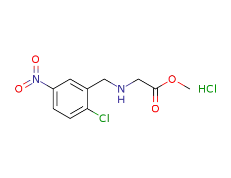 methyl N-(2-chloro-5-nitrobenzyl)glycinate hydrochloride