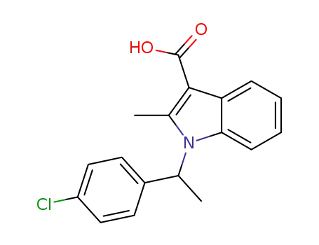 1-(1-(4-chlorophenyl)ethyl)-2-methyl-1H-indole-3-carboxylic acid