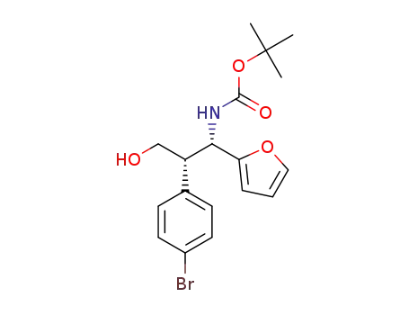 (2S,3S)-3-[N-(tert-butoxycarbonyl)amino]-3-(furan-2-yl)-2-(4-bromophenyl)propanol