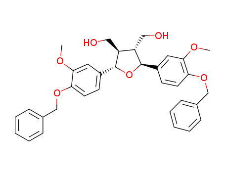 (7S,7′S,8R,8′R)-4,4′-dibenzyloxy-3,3′-dimethoxy-7,7′-epoxylignane-9,9′-diol