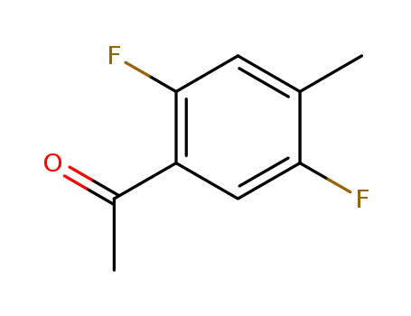 Molecular Structure of 178696-17-8 (Ethanone, 1-(2,5-difluoro-4-methylphenyl)- (9CI))
