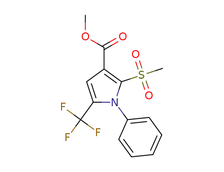 methyl 2-(methylsulfonyl)-1-phenyl-5-(trifluoromethyl)-1H-pyrrole-3-carboxylate