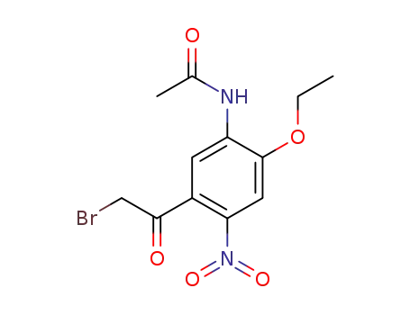 1-(5-acetamido-4-ethoxy-2-nitrophenyl)-2-bromoethanone