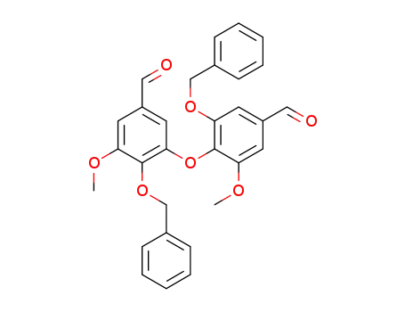 4-(benzyloxy)-3-(2-(benzyloxy)-4-formyl-6-methoxyphenoxy)-5-methoxybenzaldehyde
