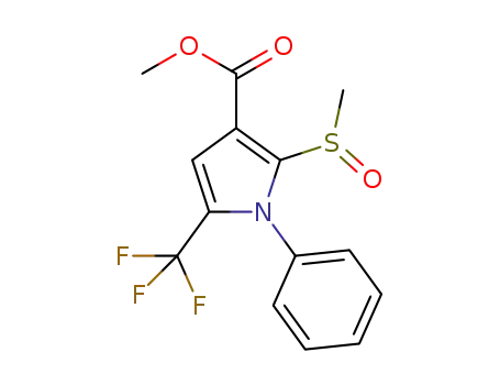 methyl 2-(methylsulfinyl)-1-phenyl-5-(trifluoromethyl)-1Hpyrrole-3-carboxylate