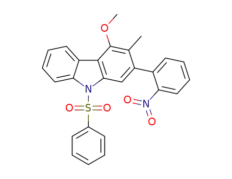4-methoxy-3-methyl-2-(2-nitrophenyl)-9-(phenylsulfonyl)-9H-carbazole