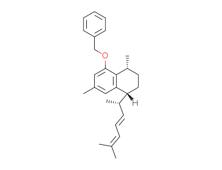 (1R,4R)-5-Benzyloxy-1-((E)-(S)-1,5-dimethyl-hexa-2,4-dienyl)-4,7-dimethyl-1,2,3,4-tetrahydro-naphthalene