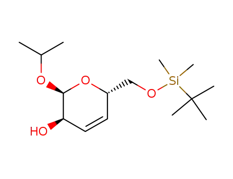 2-propyl 6-O-tert-butyldimethylsilyl-3,4-dideoxy-α-D-erythro-hex-3-enopyranoside