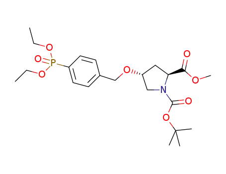 (4R)-4-{[4'(diethoxyphosphoryl)benzyl]oxy}-N-Boc-L-proline methyl ester