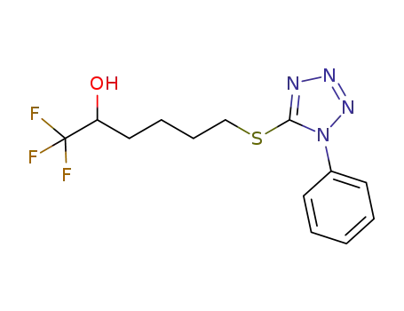 1,1,1-trifluoro-6-[(1-phenyl-1H-tetrazol-5-yl)thio]hexan-2-ol