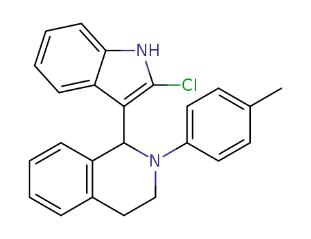 1-(2-chloro-1H-indol-3-yl)-2-p-tolyl-1,2,3,4-tetrahydroisoquinoline