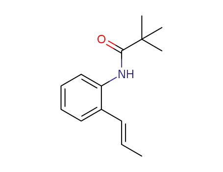 N-{2-[(1E)-prop-1-en-1-yl]phenyl}pivalamide