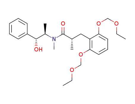 (S)-3-(2,6-bis(ethoxymethoxy)phenyl)-N-((1R,2R)-1-hydroxy-1-phenylpropan-2-yl)-N,2-dimethylpropanamide