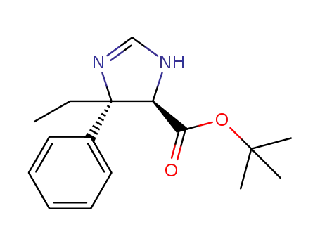 (4R,5S)-tert-butyl 5-ethyl-5-phenyl-4,5-dihydro-1H-imidazole-4-carboxylate