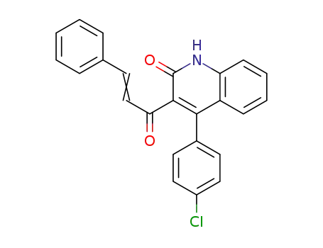 4-(4-chlorophenyl)-3-cinnamoylquinolin-2(1H)-one