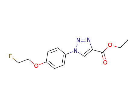 ethyl 1-(4-(2-fluoroethoxy)phenyl)-1H-1,2,3-triazole-4-carboxylate