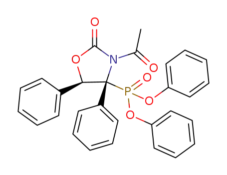 diphenyl ((4R,5R)-3-acetyl-2-oxo-4,5-diphenyloxazolidin-4-yl)phosphonate