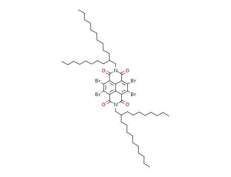 Molecular Structure of 1219501-17-3 (4,5,9,10-TetrabroMo-2,7-bis(2-octyldodecyl)benzo[lMn][3,8]phenanthroline-1,3,6,8-tetraone)