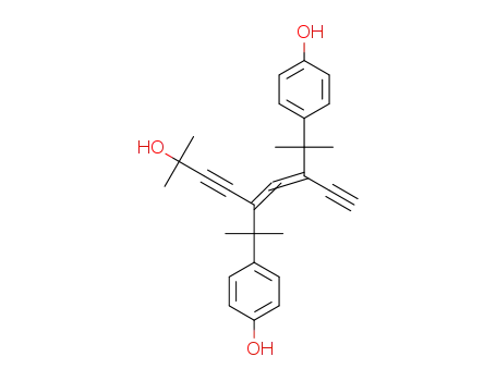(M/P)-(±)-2-methyl-5,7-bis[2-(4-hydroxyphenyl)isopropopyl]nona-5,6-dien-3,8-diyn-2-ol